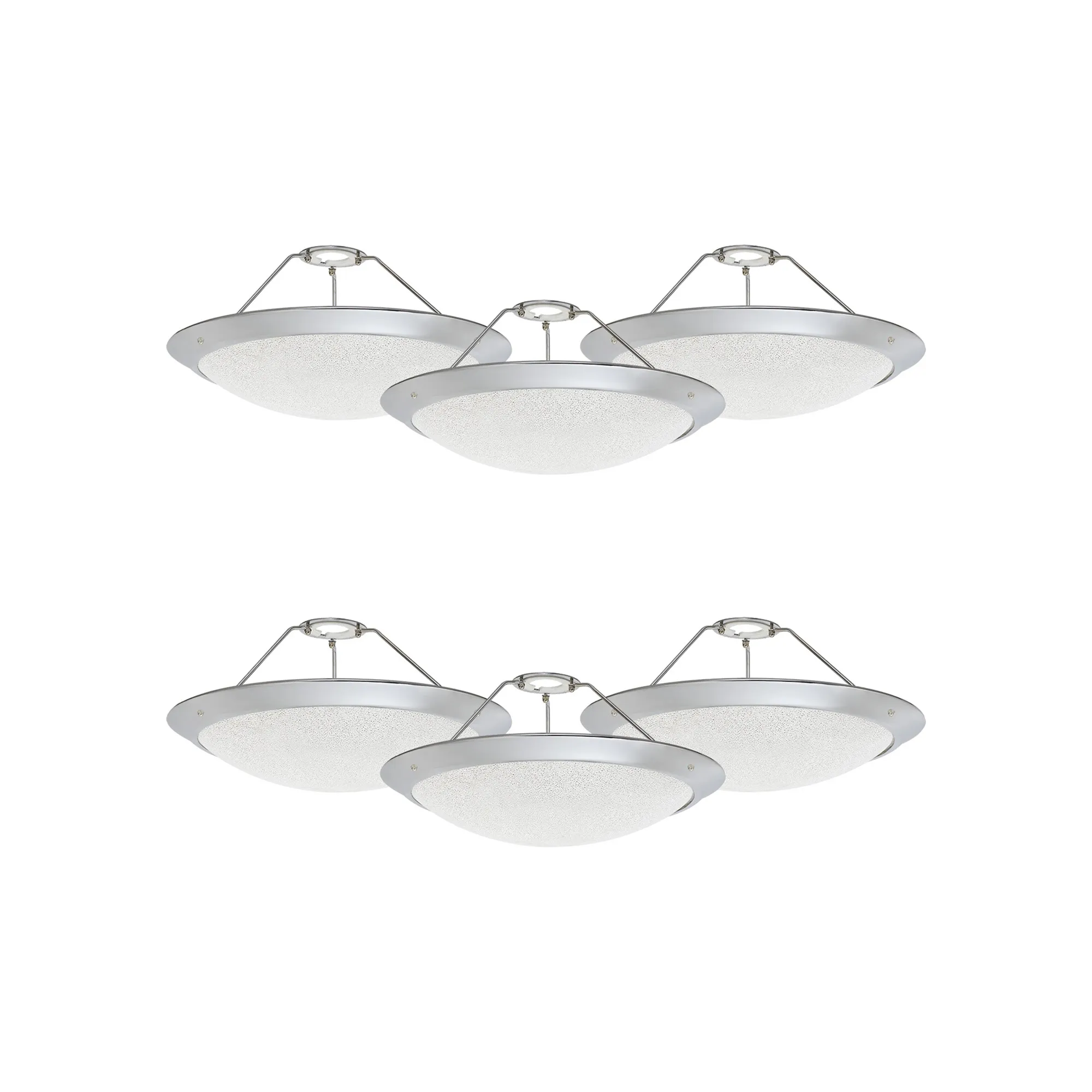 D0490  Lowa 30cm Non-Electric Diffuser (Pack of 6) Polished Chrome